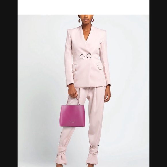 EVB Burgundy Leather Handbag Authentic - Picture 8 of 8